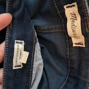 Madewell Women’s Curvy High-Rise Skinny Jeans Dark Wash Size 33P